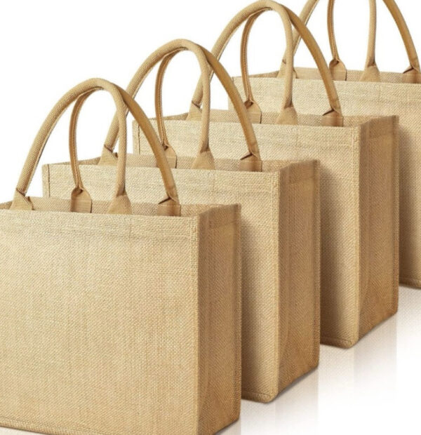 Pure Jute Bag - 6pcs