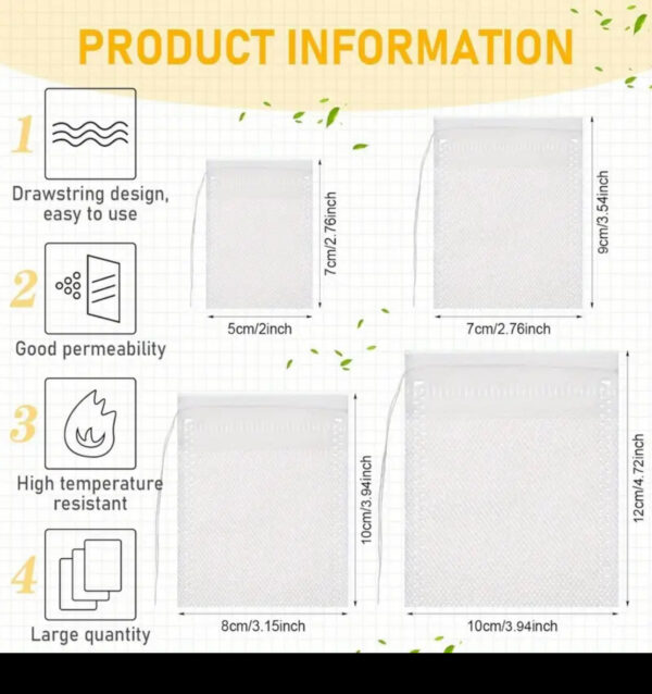 100pcs Disposable Teabags - Image 2