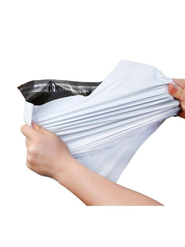 White Poly Mailer (DHL) - 100pcs - Image 3