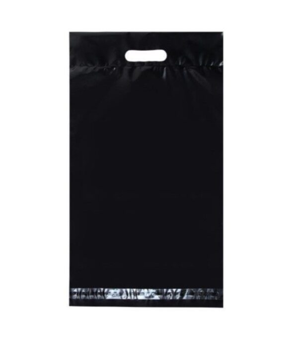 Black Mailer Bag with Handle - 100pcs