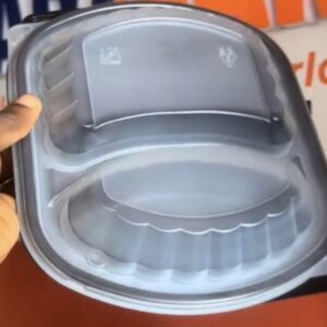 2 Compartment Plate