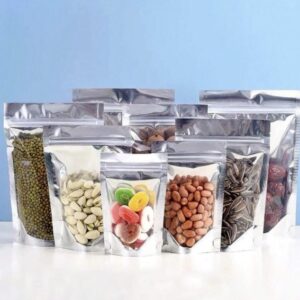 Silver Pouch Stand Up