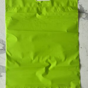 Green Mailer Bag with Handle - 100pcs