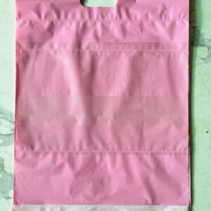 Pink Mailer Bag with Handle - 100pcs