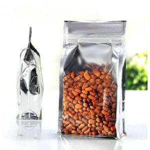 Sliver gusset pouch by 50pcs